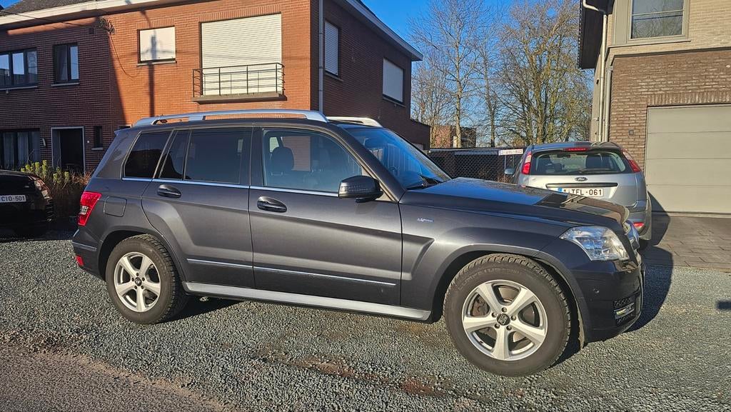 Mercedes GLK 220D/AUTOMAT/139.000KM/Bj 2011/Rose formulair, Auto's, Mercedes-Benz, Euro 5, Zwart, 22 cc, Leder en Stof