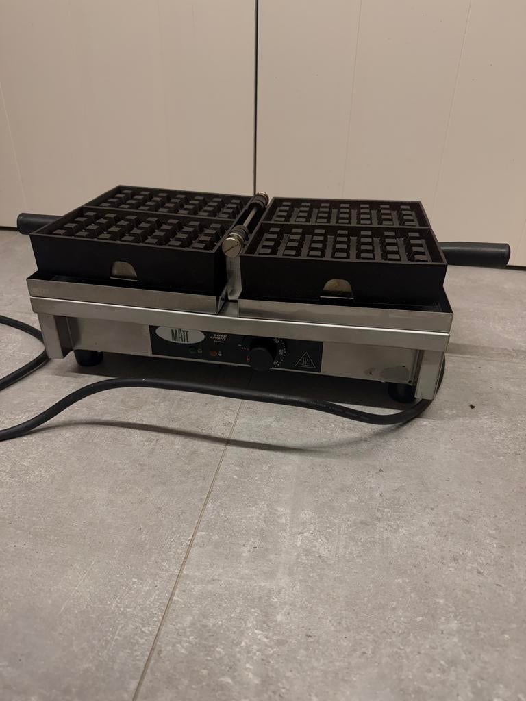 Wafelijzer matt easy clean - 4x7, Ophalen
