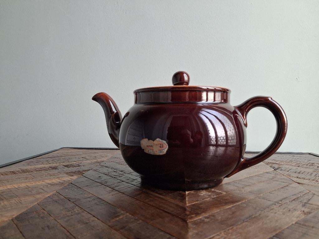 Vintage Villeroy & Boch Brown Betty theepot, Gebruikt, Keramiek, Overige typen, Ophalen of Verzenden