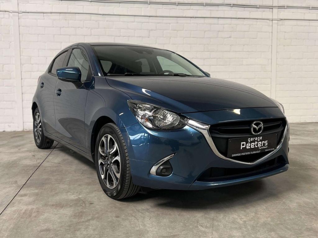Mazda 2 2 1.5i Skyactiv-G Skydrive (EU6d-TEMP) (bj 2019), Gebruikt, 4 cilinders, Blauw, 124 g/km