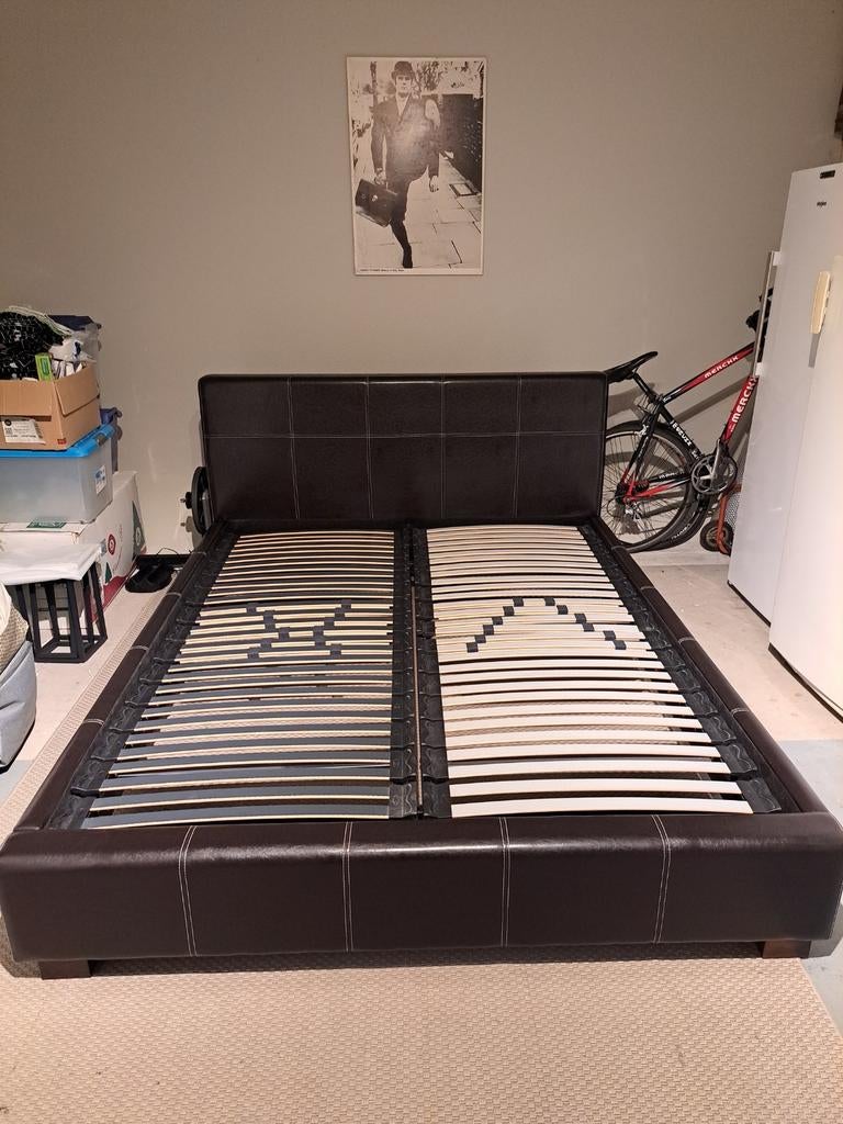 Lit 160x200, Maison & Meubles, Chambre à coucher | Lits boxsprings, Enlèvement, Brun