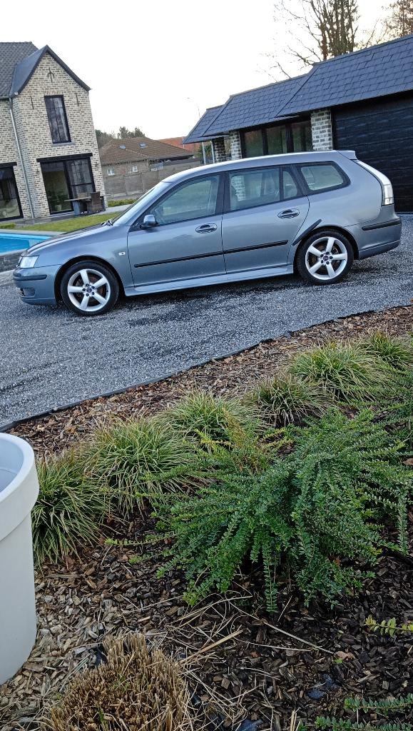 Saab 9-3 break. , 1.9 d, 2008 ,,169000 km ,full option, Auto's, Saab, Leder, Bedrijf, Te koop, Saab 9-3