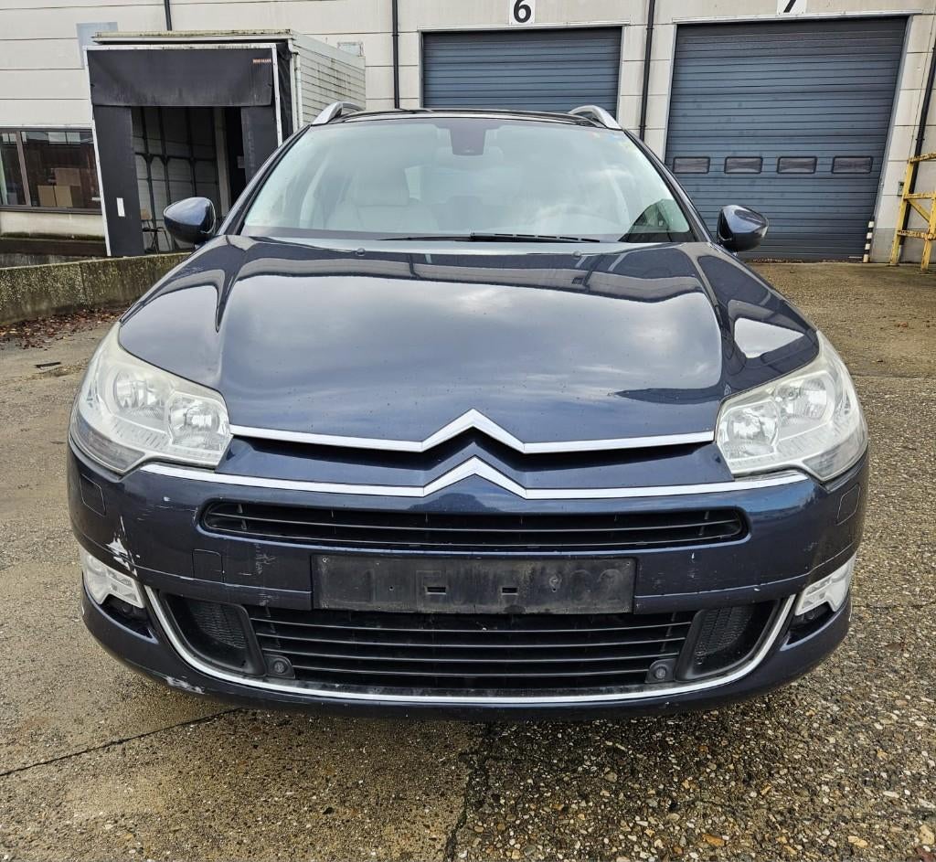 Citroen C5 Tourer 2.0D Bj 2009 335000km FULL OPTION, Auto's, 1995 cc, Beige, Parkeersensor, Blauw