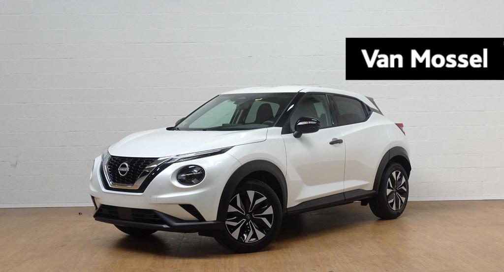 Nissan Juke 1.0 DIG-T Acenta automaat, Auto's, Stof, Wit, 5 zetels, 5 deurs