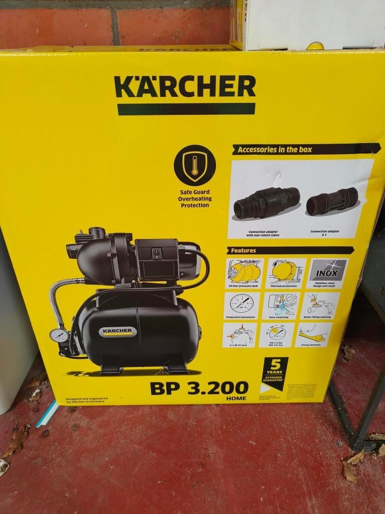 kärcher BP 3.200 home + filter aangeboden, Tuin en Terras, Ophalen, Nieuw, Elektrisch, Hydrofoorpomp