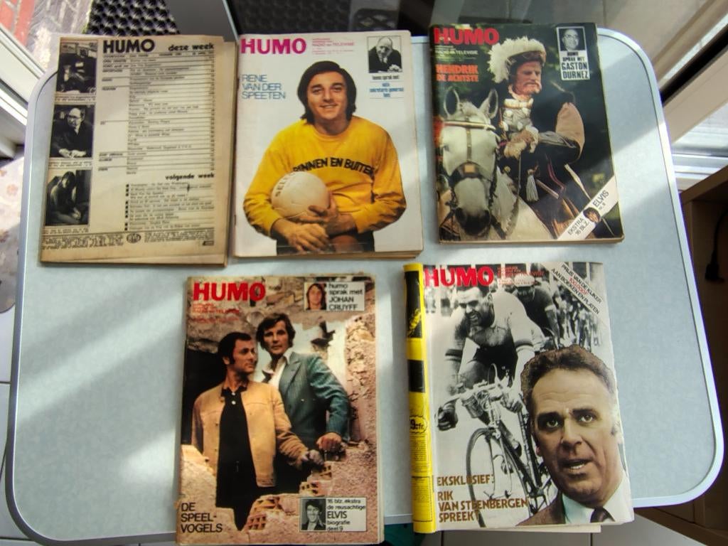 Oude Humo's OA met Rik van Steenbergen, Boeken, Tijdschriften en Kranten, Ophalen, Gelezen, Muziek, Film of Tv