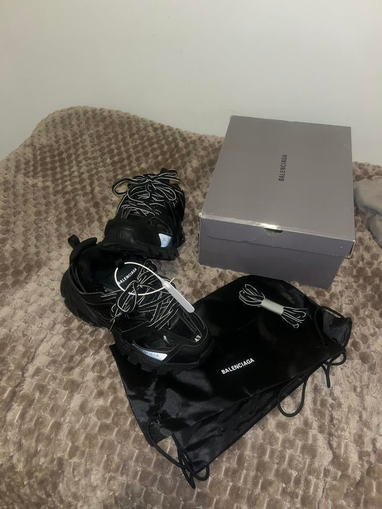 Balenciaga tracks black no leds, Kleding | Heren, Zwart, Nieuw, Ophalen of Verzenden, Sneakers