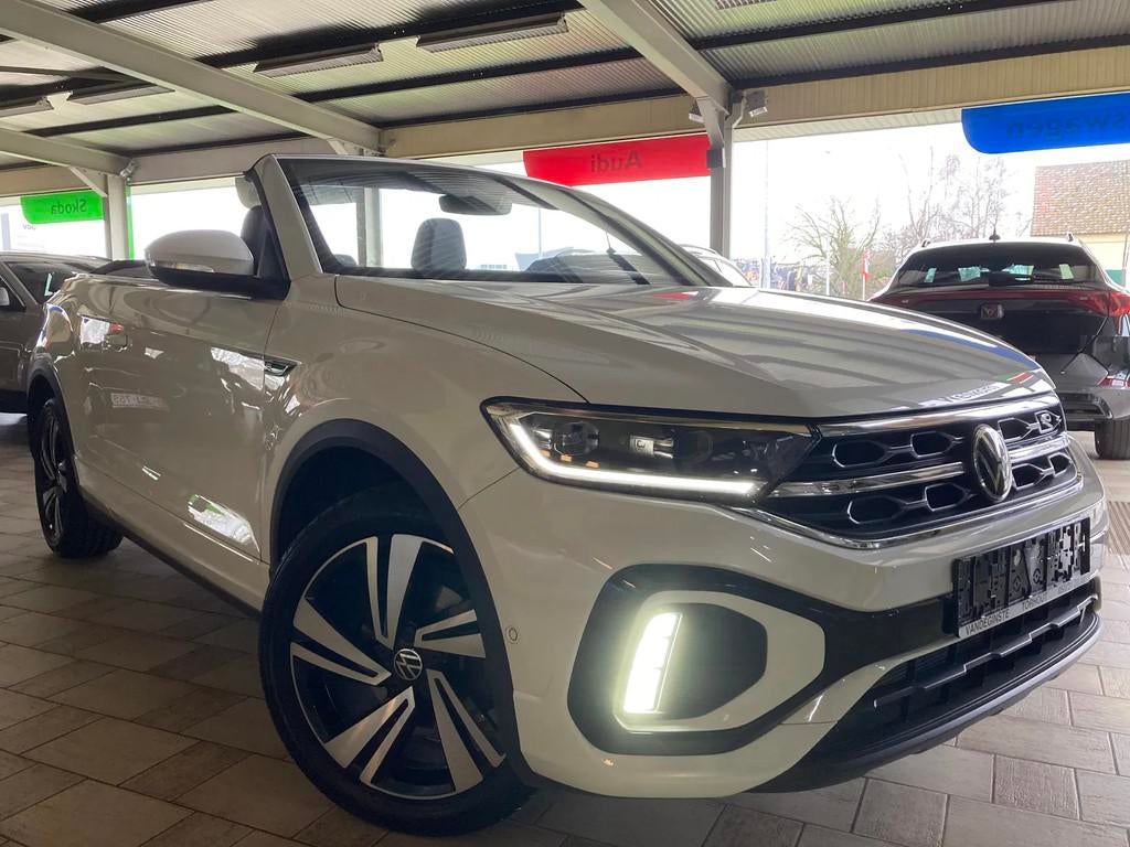 Volkswagen T-Roc CABRIO 150tsi -AUTOMAAT - R-LINE -GPS -App, Auto's, Automaat, 4 zetels, 4 cilinders, Cabriolet