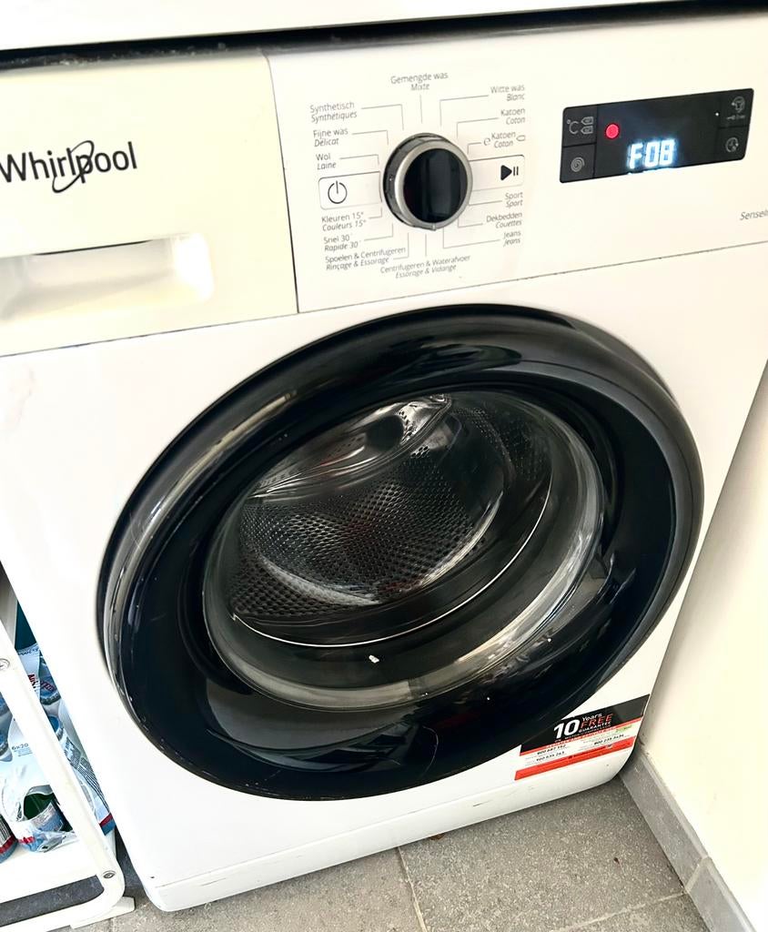 Wasmachine whirlpool, Elektronische apparatuur, Wasmachines, Ophalen, Zo goed als nieuw