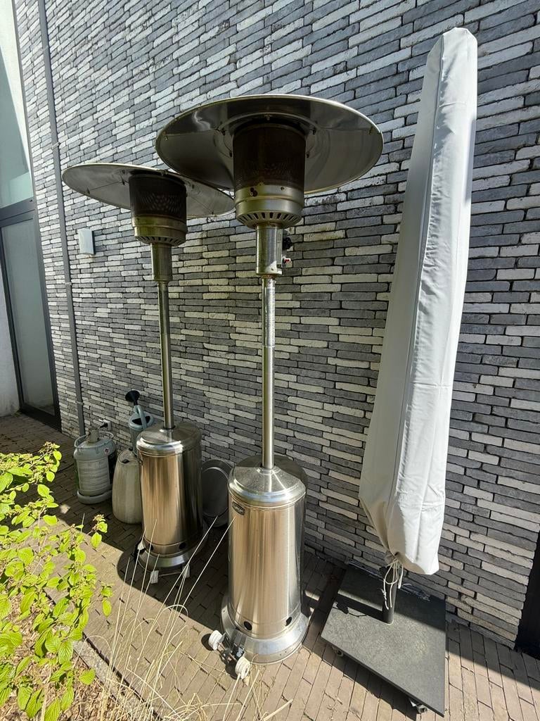 Terrasverwarmer EUROM THG 14000 RVS, Ophalen, Gebruikt, Gas, Vloer