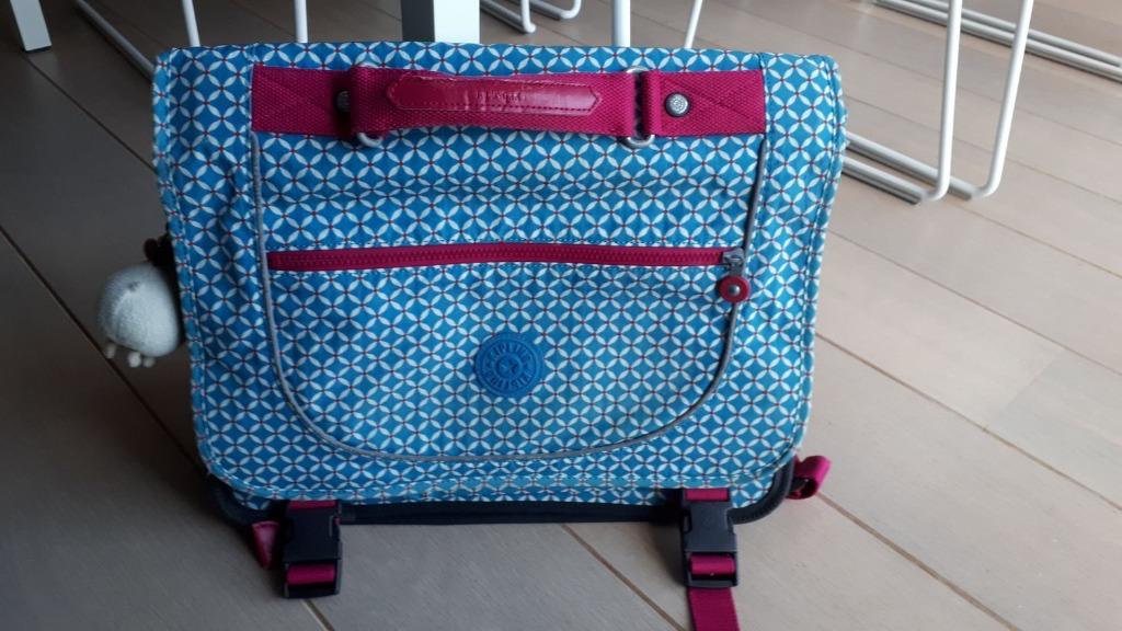 Mooie Kipling boekentas Preppy - Meisjes, Handtassen en Accessoires, Tassen | Schooltassen, Ophalen, Gebruikt, Blauw, Aktetas of Boekentas
