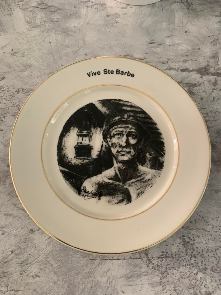 Assiette « MINEUR » (22 cm), Antiquités & Art, Enlèvement ou Envoi