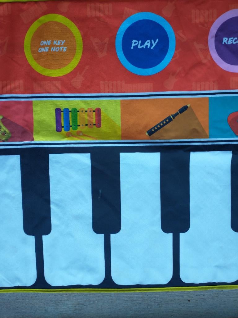 Muzikale speelmat met muziekinstrumenten, Ophalen, Gebruikt, Ontdekken, Met geluid