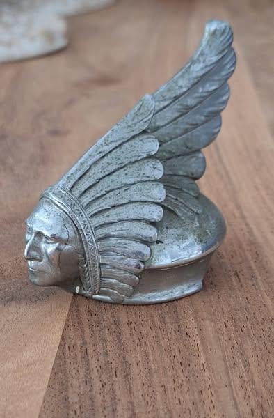 100% originele Pontiac Indian Chief Radiator Cap uit 1927., Ophalen of Verzenden, Gebruikt, Pontiac