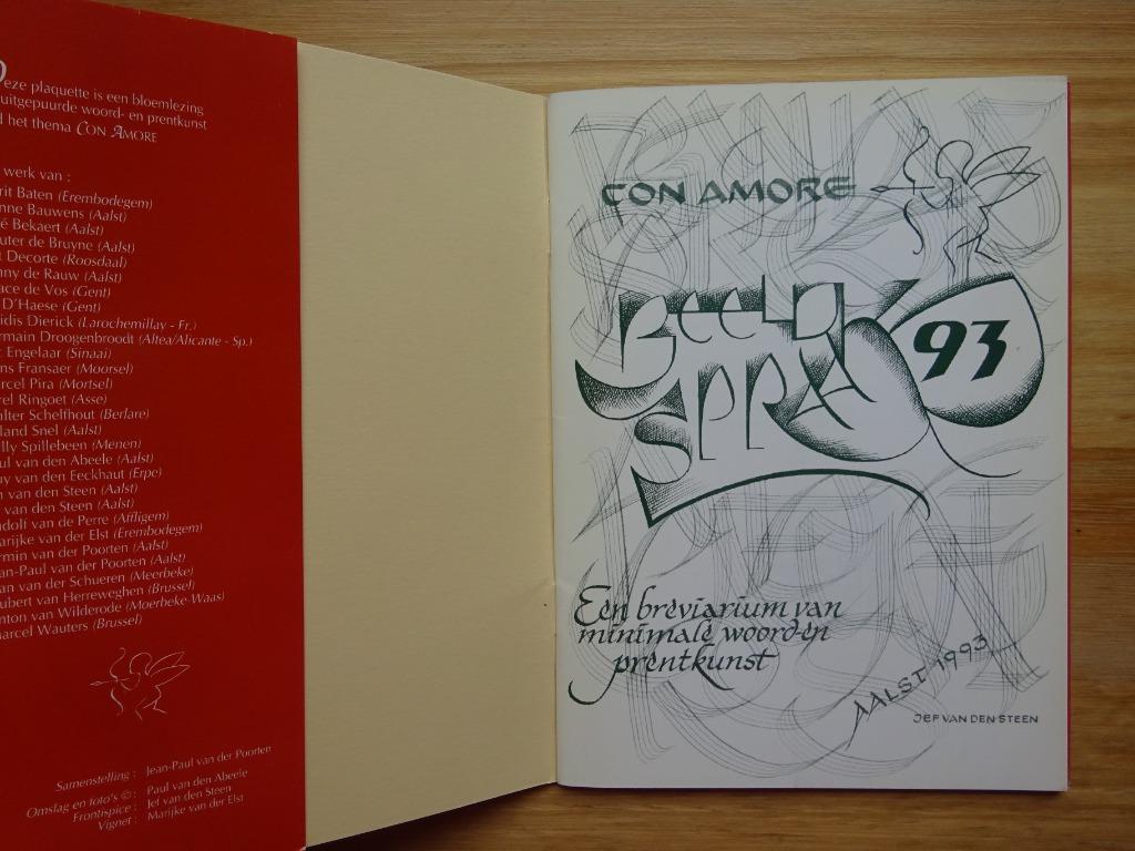 Jean-Paul van der Poorten - Beeldspraak 93, Ophalen of Verzenden, Gelezen, Schilder- en Tekenkunst