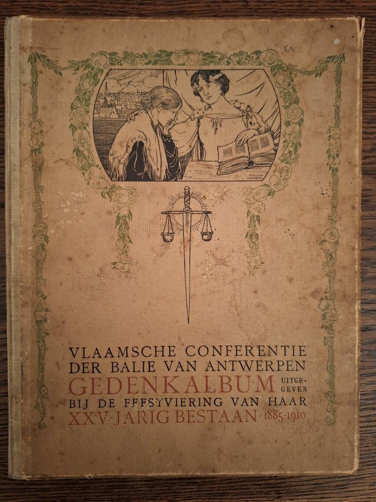 Vlaamsche conferentie der balie van Antwerpen gedenkalbum, Antiek en Kunst, Antiek | Boeken en Manuscripten, Ophalen of Verzenden