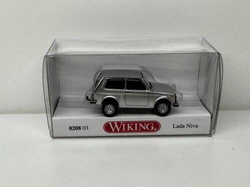 Ancien 4x4 LADA Niva Gris Argent 1/87 HO WIKING Neuf + Boite, Ophalen of Verzenden, Nieuw, Auto, Wiking