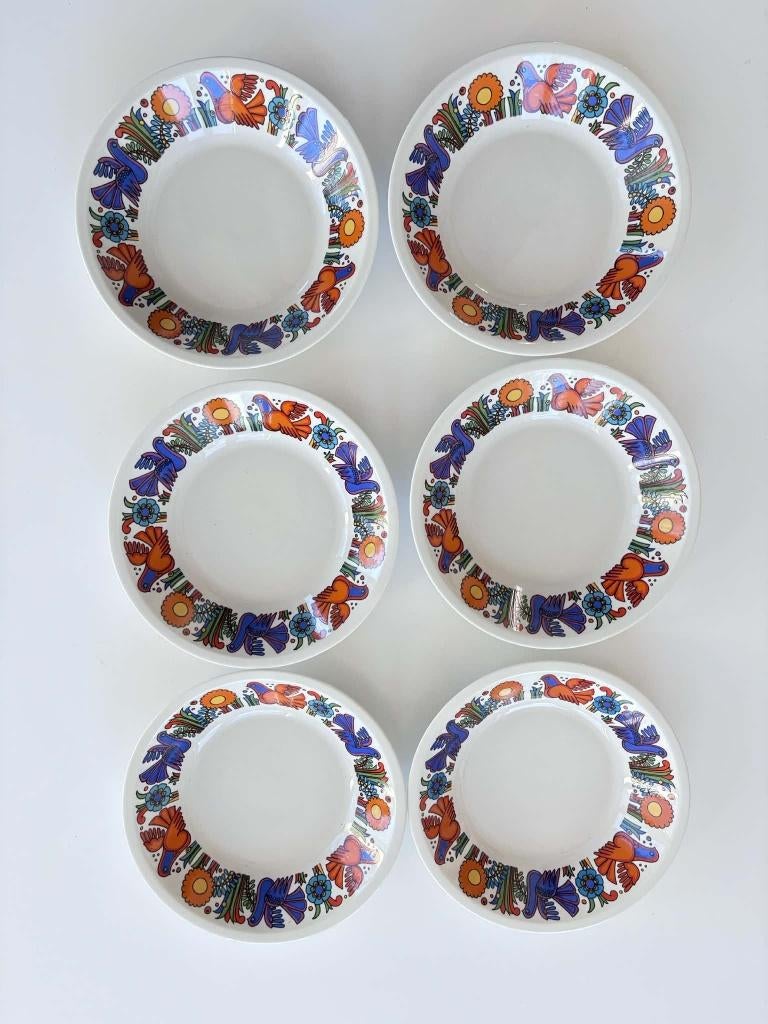 Villeroy & Boch Acapulco, 6 soepborden, Maison & Meubles, Cuisine | Vaisselle, Assiettes(s), Enlèvement ou Envoi, Comme neuf, Autres styles