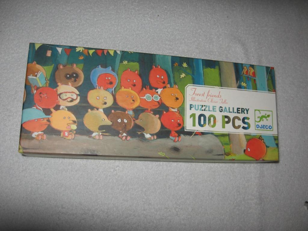 Forest friends Djeco puzzel, Ophalen, Meer dan 50 stukjes, Zo goed als nieuw, 4 tot 6 jaar