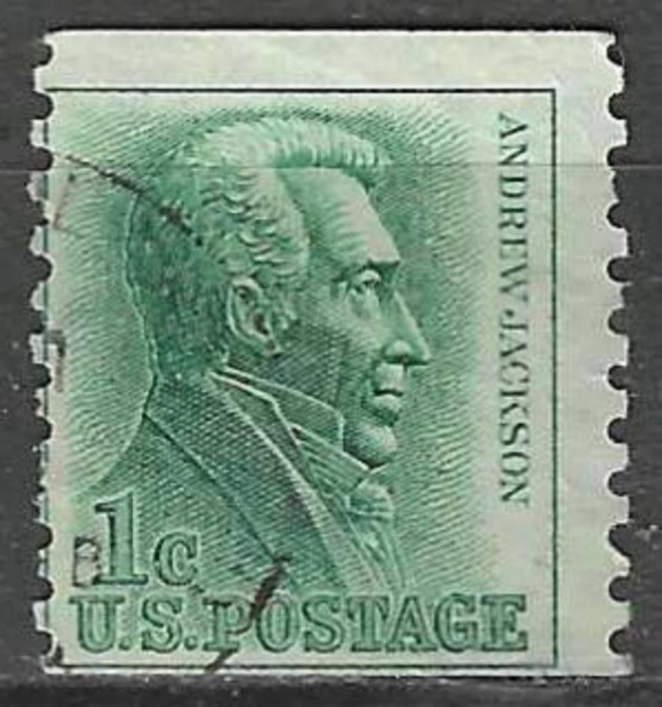 USA 1962/1963 - Yvert 740b - Andrew Jackson (ST), Verzenden, Gestempeld