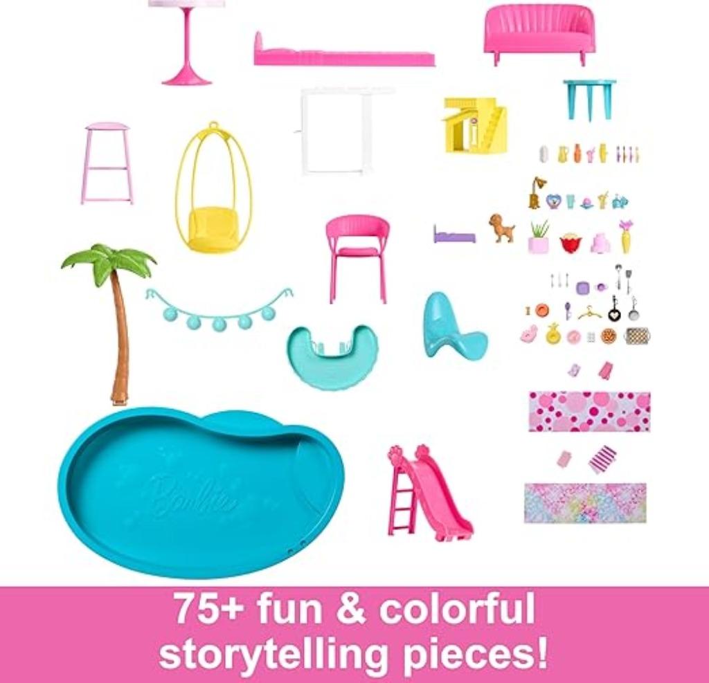 Barbie Doll House LIVRAISON RAPIDE ET GRATUITE, Envoi, Neuf, Maison de poupées