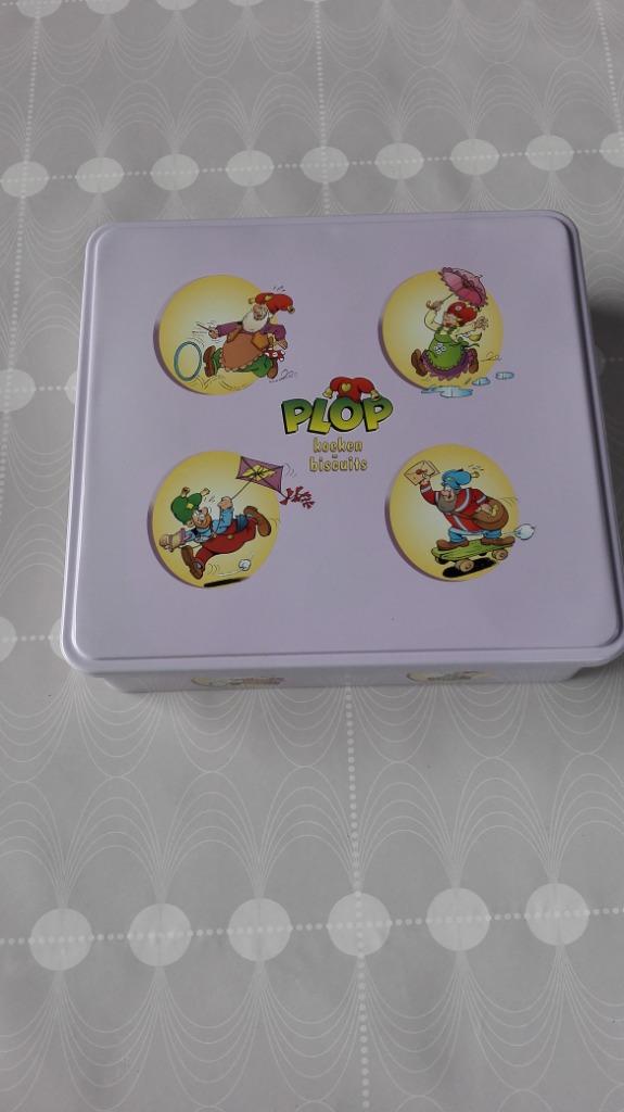 Blikken, ijzeren doos Plop -zeer goede staat, Verzamelen, Ophalen, Zo goed als nieuw