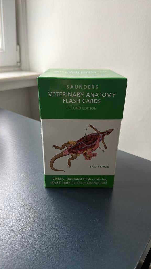 Veterinary anatomy flash cards, Ophalen, Nieuw, Overige onderwerpen