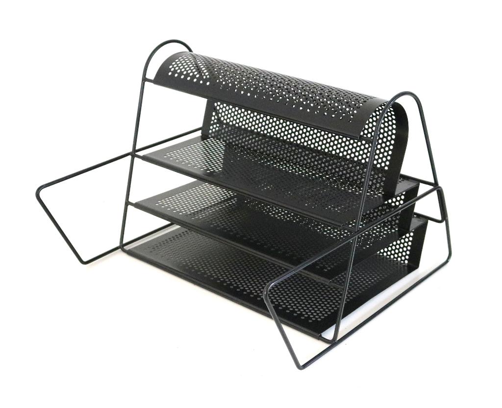 vintage magazine rack in de stijl Pilastro / Mathieu Mategot, Enlèvement ou Envoi, Comme neuf