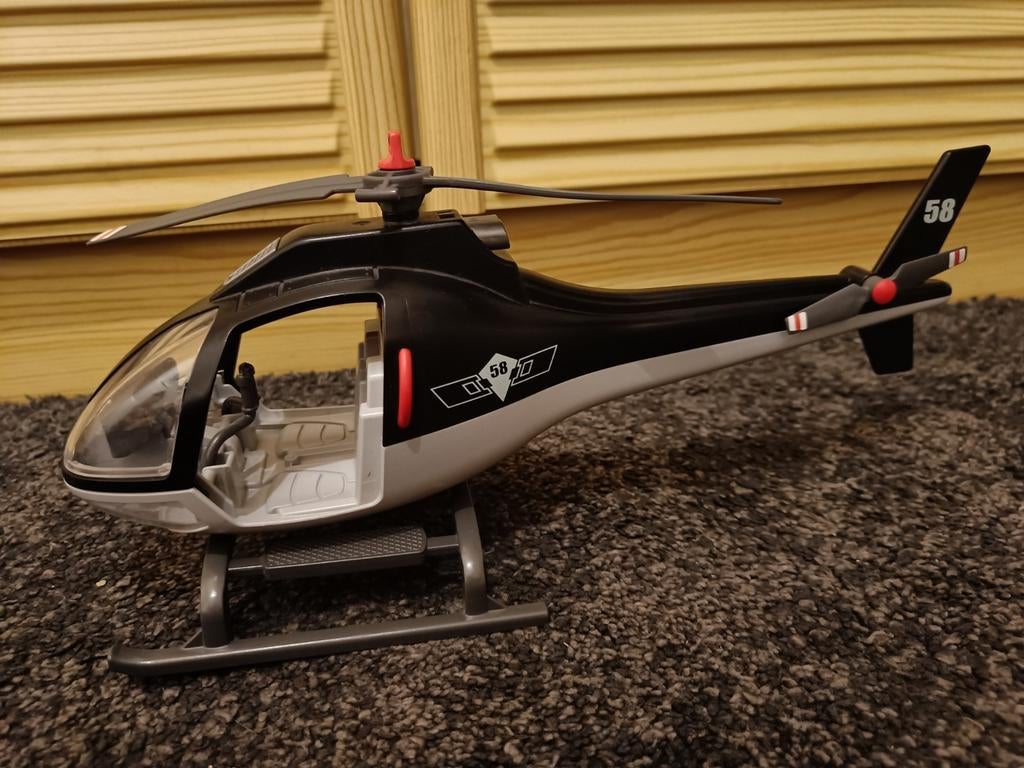 Helikopter Playmobil, Ophalen of Verzenden, Zo goed als nieuw