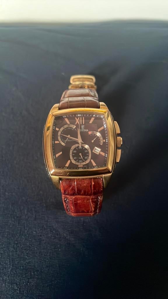 Montre  homme festina, Montre-bracelet, Enlèvement ou Envoi, Cuir, Acier