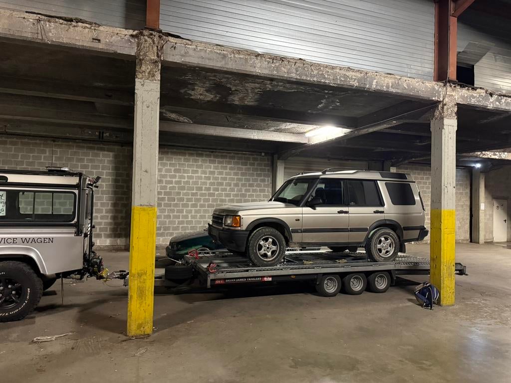 Discovery 2 td5 in onderdelen, Ophalen