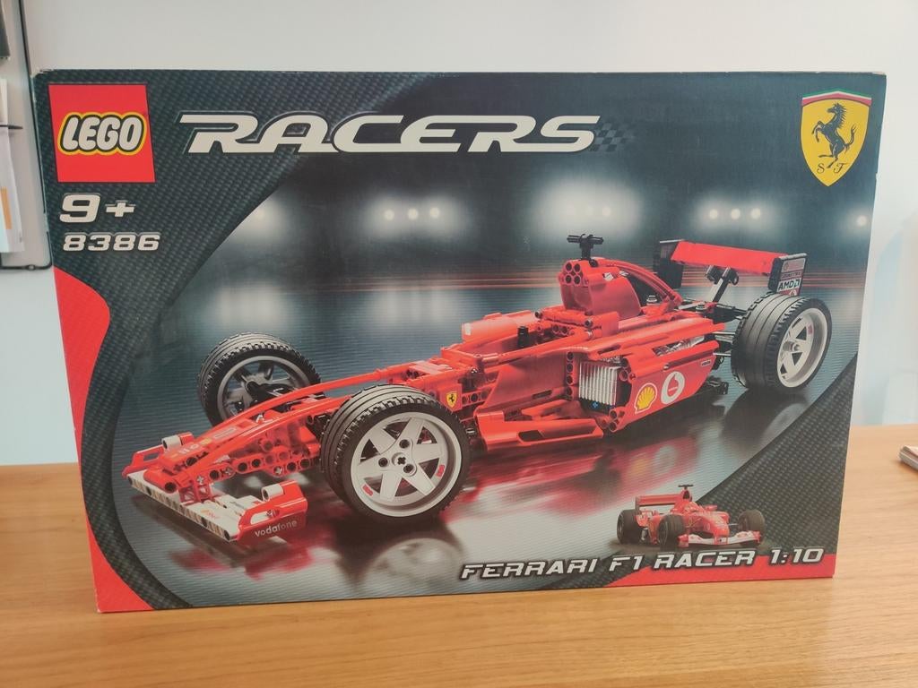 Lego 8386 Ferrari F1 1:10 neuf, Enlèvement ou Envoi, Neuf, Ensemble complet, Lego
