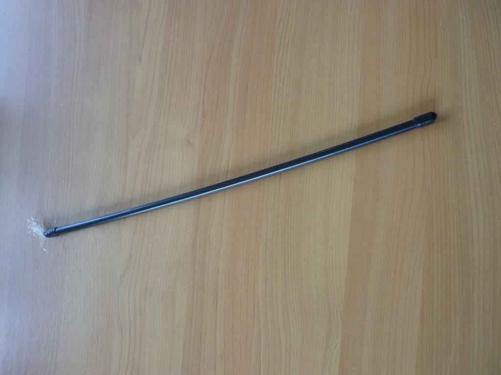 gratis Zwarte kunststof stok, kattenspeeltje, 47 cm lang, Ophalen of Verzenden