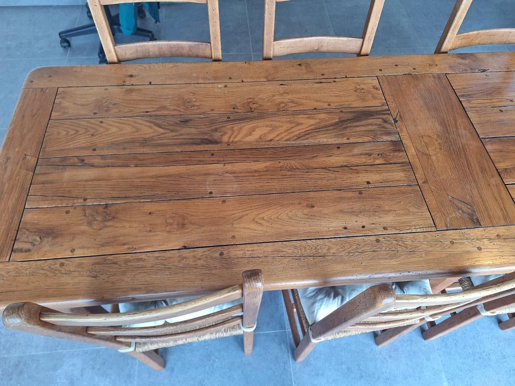 Table en bois de ferme, Antiquités & Art, Enlèvement