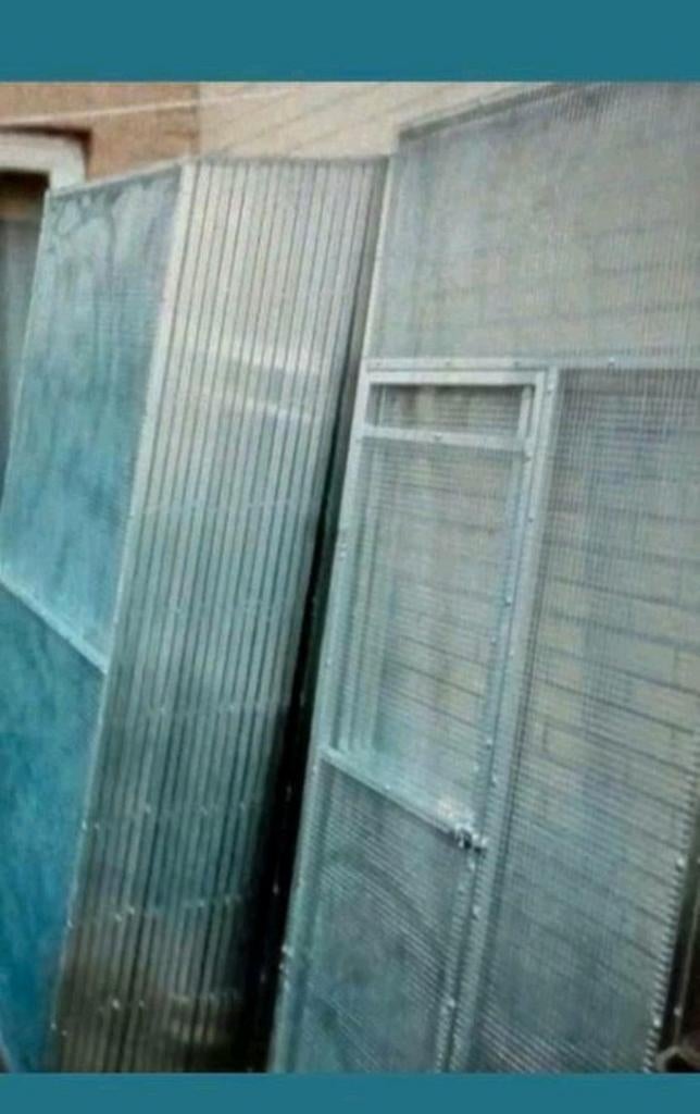 Volière panelen vanaf 46€ per paneel, Ophalen of Verzenden, Nieuw, Aluminium, Volière