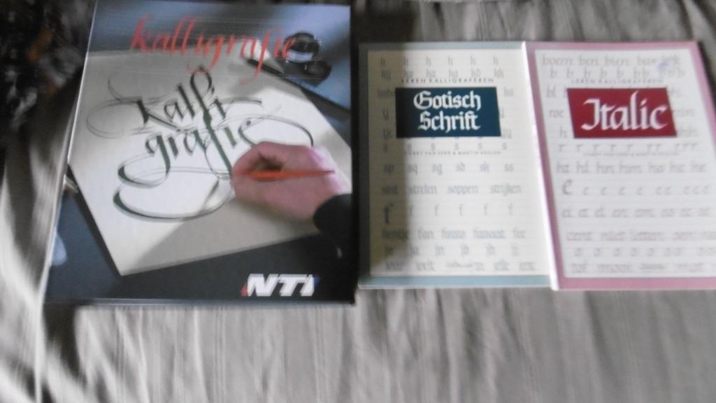 lot kalligrafiebenodigdheden, Hobby en Vrije tijd, Ophalen, Zo goed als nieuw