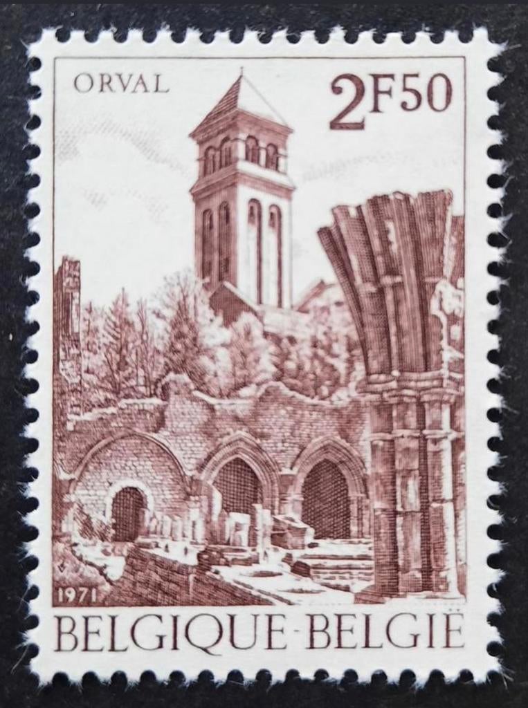 België: OBP 1592 ** Orval 1971., Postzegels en Munten, Frankeerzegel, Ophalen of Verzenden, Zonder stempel, Postfris