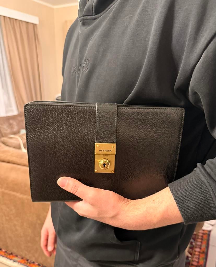 Delvaux vintage tas voor heren, Enlèvement, Utilisé