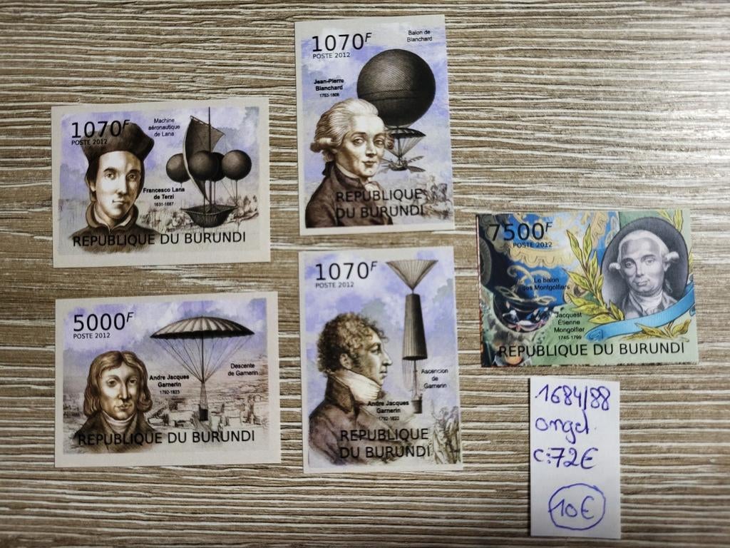 Burundi ongetand, Ophalen of Verzenden, Postfris, Postfris