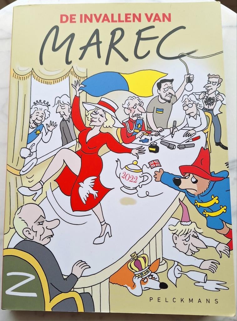 De invallen van Marec, cartoons 2022, Ophalen of Verzenden, Zo goed als nieuw, Cartoons