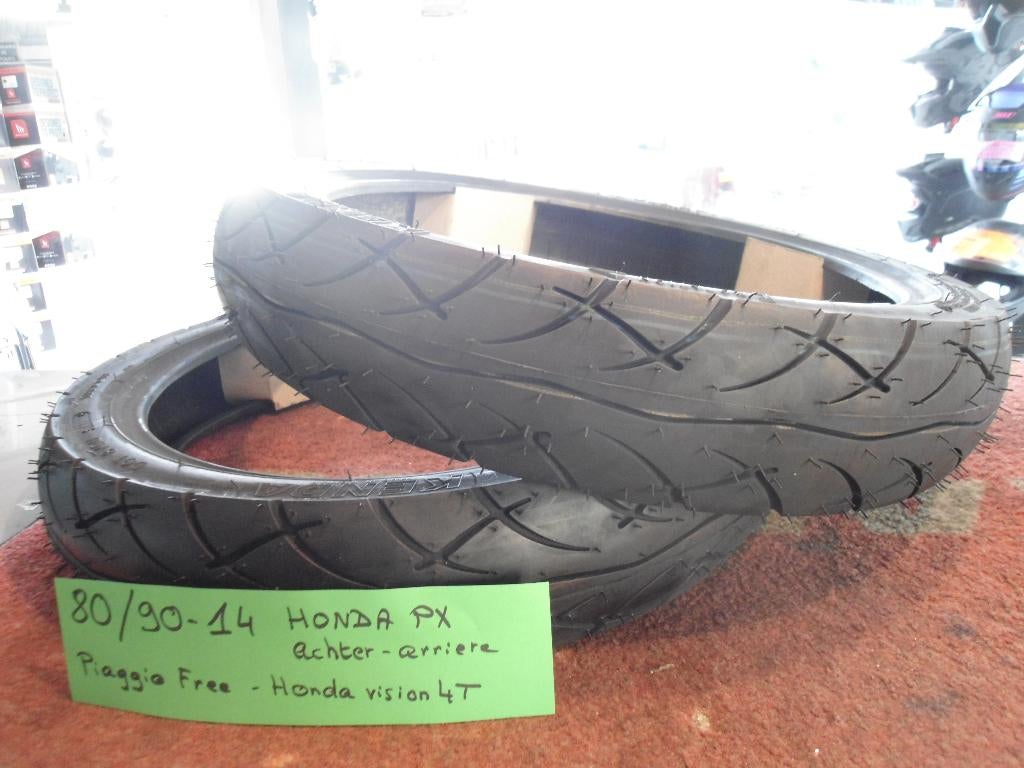 Honda px : pneu arrière : 80/90 - 14 maintenant pour 36€, Vélos & Vélomoteurs, Enlèvement, Neuf, Autres types, Honda px
