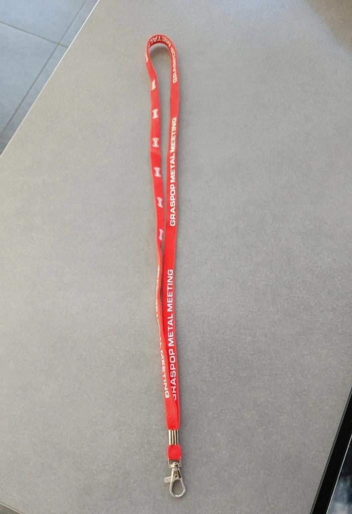 Lanyard Graspop Metal Meeting - ongeveer 45 cm lang, Enlèvement ou Envoi, Neuf