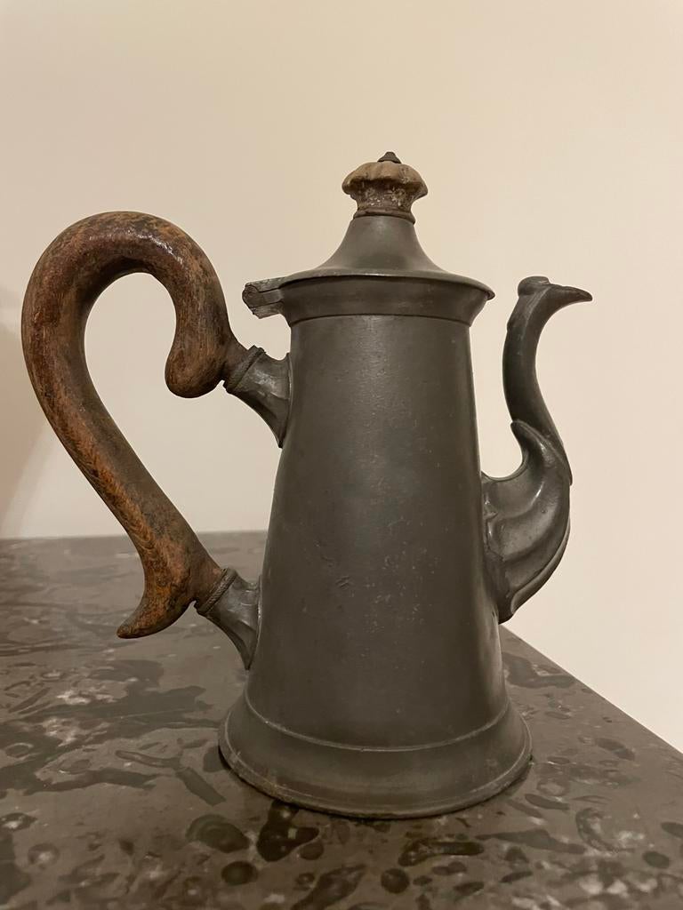 Koffiepot Tin, Antiek en Kunst, Ophalen of Verzenden