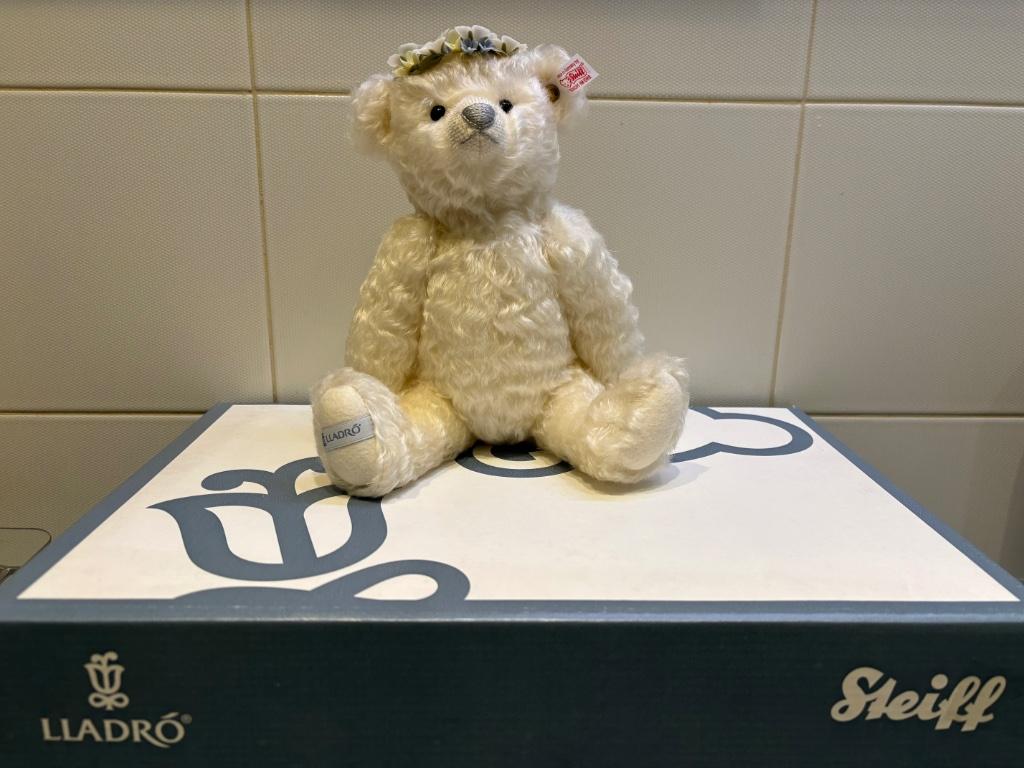 Steiff Lladro - Ours d'hiver, Collections, Enlèvement ou Envoi, Comme neuf, Ours en tissus, Steiff