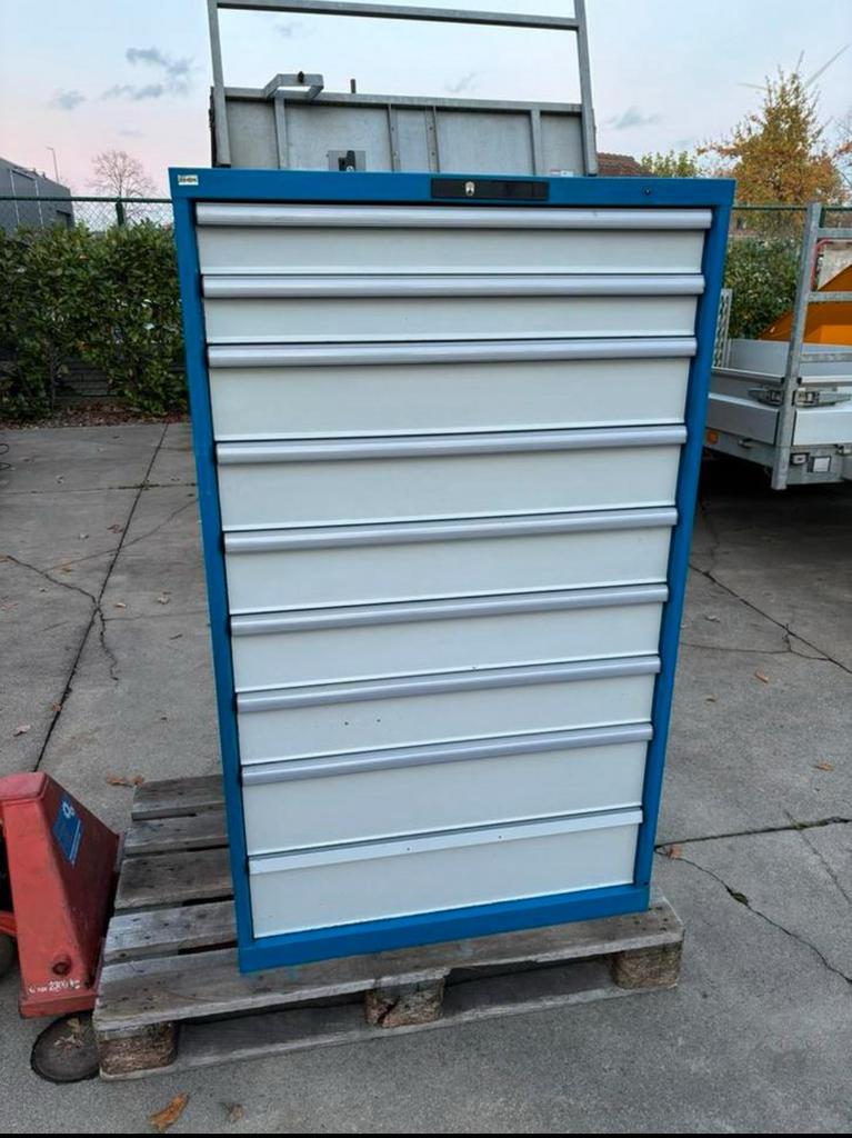 Grote zware lista ladekast werkplaatskast magazijn excl btw, Ophalen