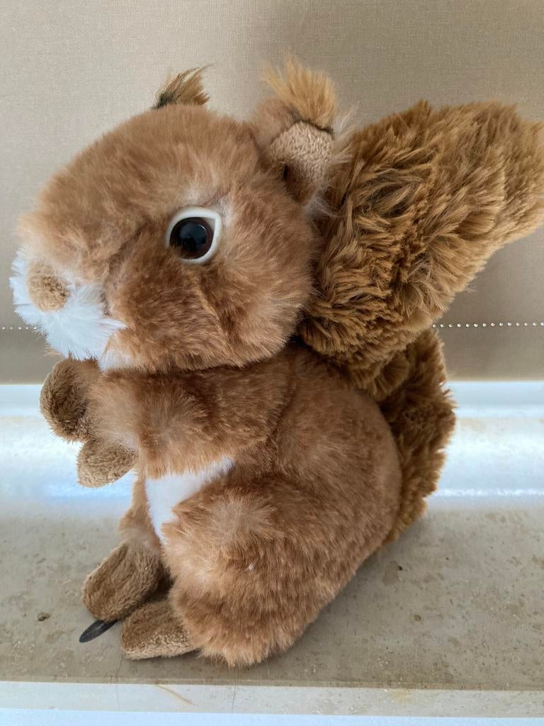 Eekhoorn knuffel, Kinderen en Baby's, Speelgoed | Knuffels en Pluche, Ophalen of Verzenden, Zo goed als nieuw