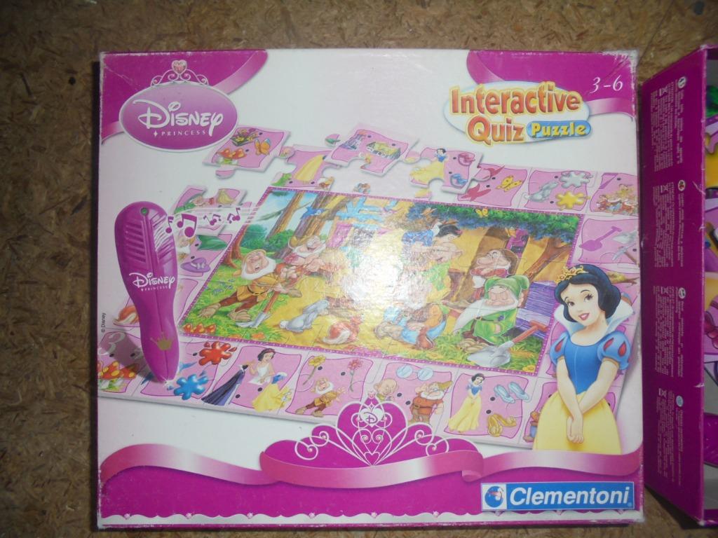 Disney Princess Interactive Quiz, Ophalen of Verzenden, Zo goed als nieuw, Puzzelen, Met geluid