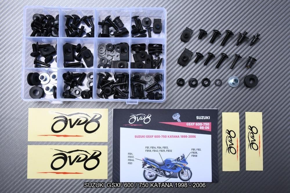 Kuip bouten set voor SUZUKI GSXF 600 750 KATANA 1998 - 2006, Motoren, Ophalen of Verzenden, Nieuw