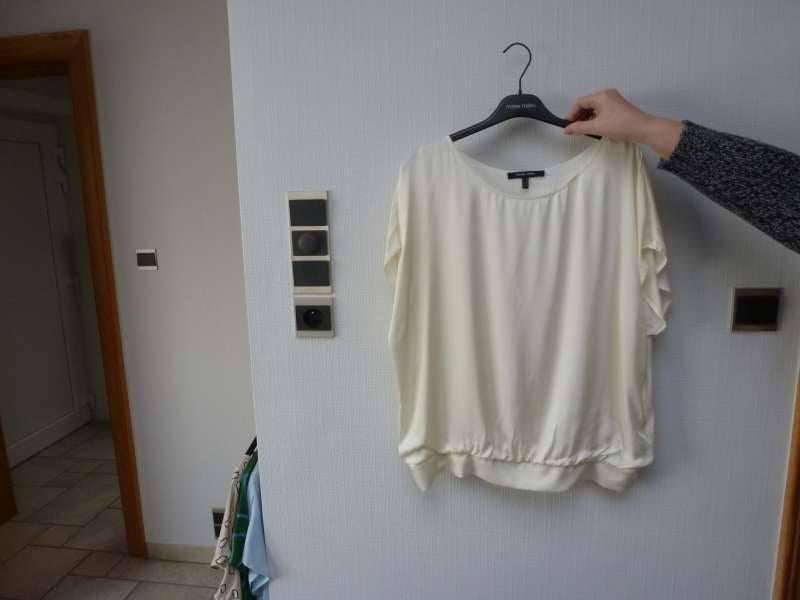 MARIE MERO Ecru bloesje zomer, Kleding | Dames, Blouses en Tunieken, Ophalen of Verzenden, Zo goed als nieuw, Maat 42/44 (L)