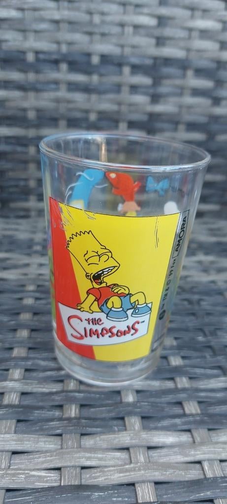 Verre les simpsons, Collections, Verres & Petits Verres, Enlèvement ou Envoi, Comme neuf